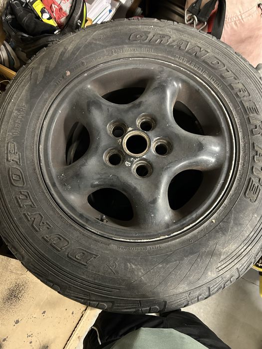 4 jantes + pneus estrada RR