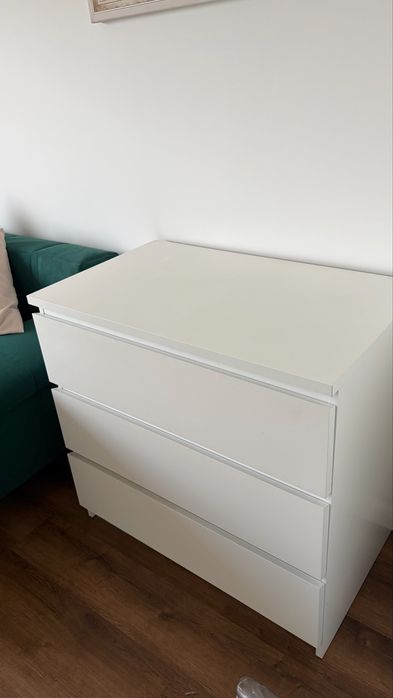 Meble ikea Malm, szafa, biurko, komoda