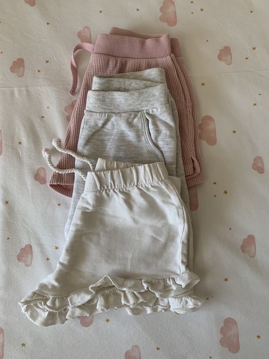 Calções em algodão da Zara e linho da Po de Talco (3-4 anos)