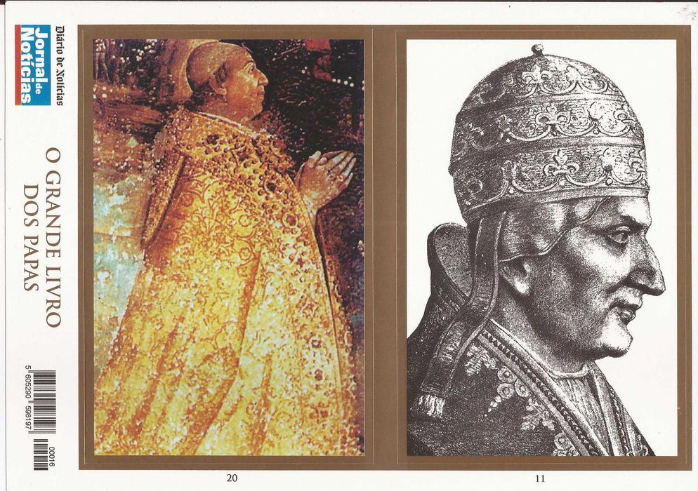 Autocolantes coleção Livro dos Papas