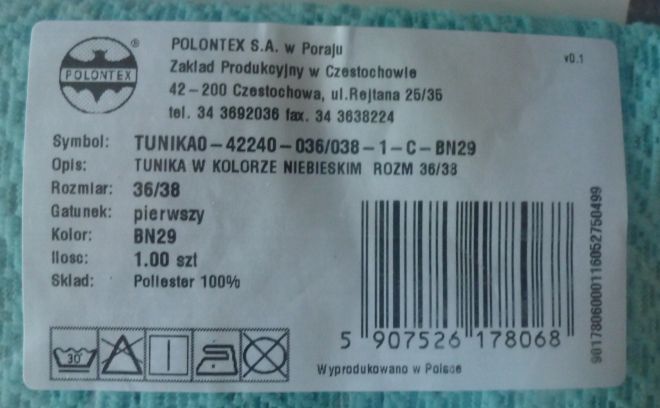 Tunika plażowa