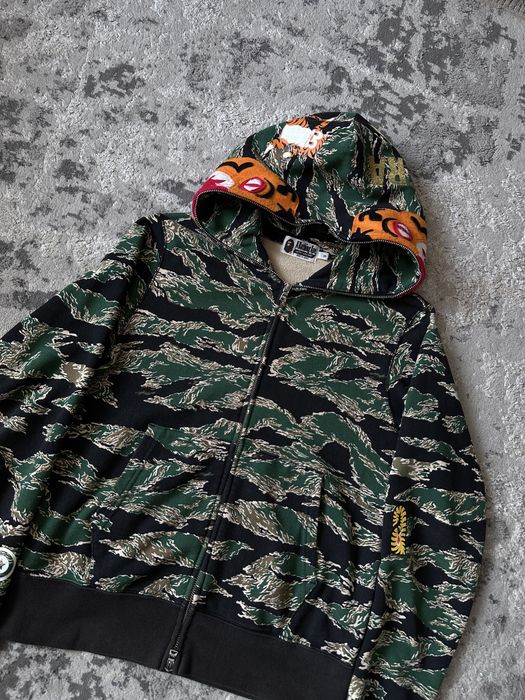 BAPE TIGER зіп худі