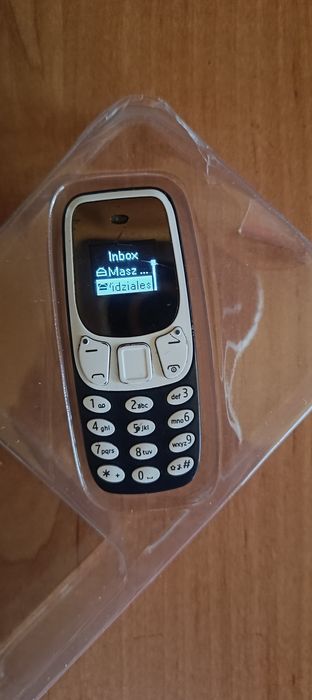 Mini telefon 2 karty SIM i karta pamięci +blutooch