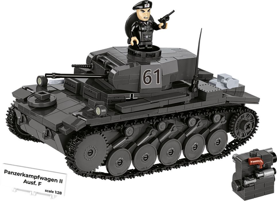 Klocki cobi 2597 czołg PANZERKAMPFWAGEN II AUSF.F