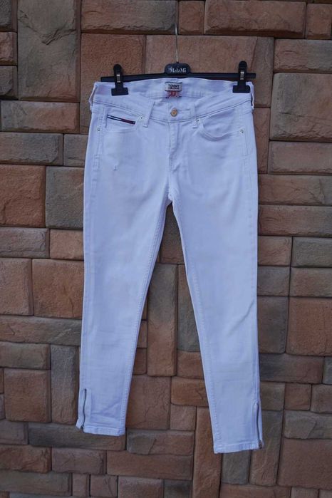 Białe spodnie 7/8 Tommy Hilfiger 29/30