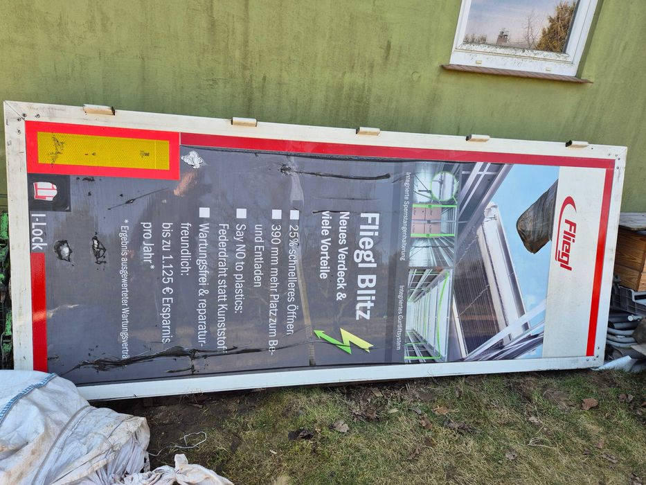 Fliegl Mega 22r. drzwi lewe skrzydło