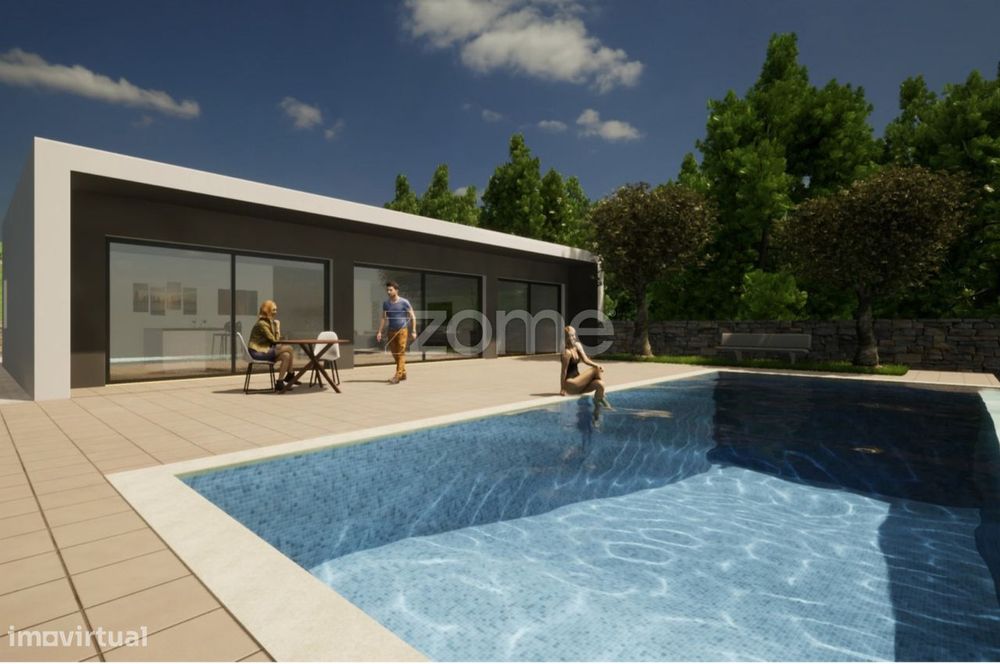 Moradia Térrea Moderna com Piscina Infinita | Alvaiázere