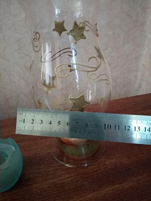 Стеклянное ограждение для свечи, торшер для лампы