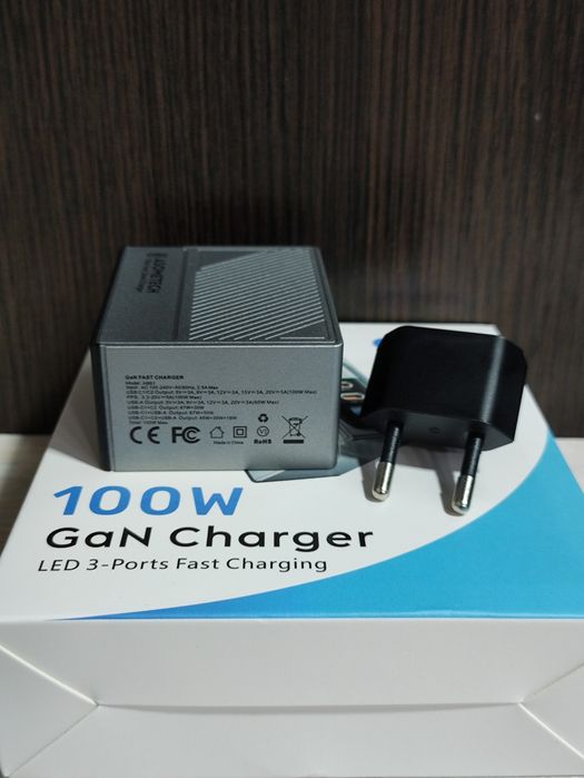 Essager 100W Asometech 100W  Gan Зарядний пристрій