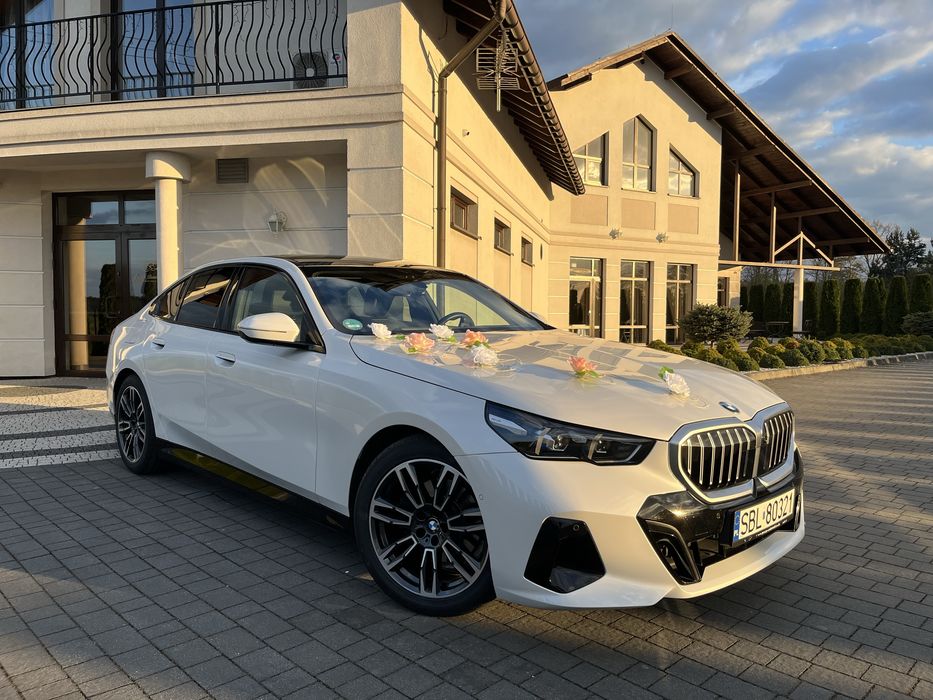 Najnowsze BMW 5 G60, auto do ślubu, limuzyna, alternatywa dla audi, mercedes