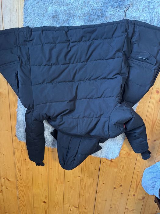 Зимова куртка парка Canada Goose стиль, чорна, тепла