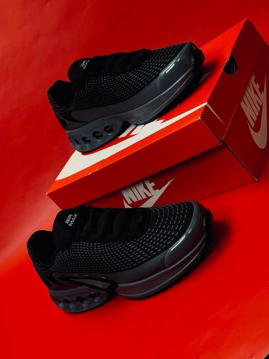 Мужские кроссовки Nike Air Max DN Plus черные красовки найк данки