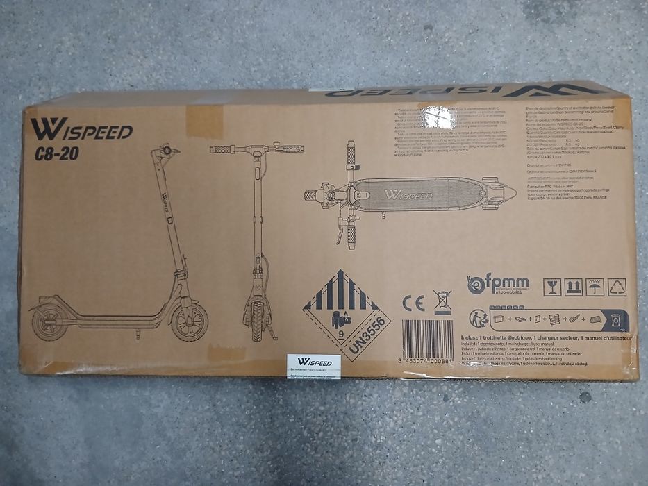 Trotinete elétrica Wispeed C8-20