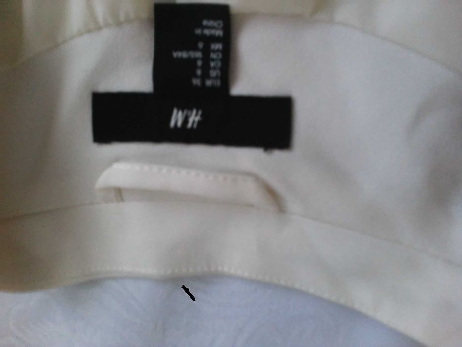 żakiet, marynarka ecru H&M roz. 34/36/38- wesele/ komunia