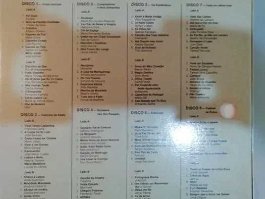 As 100 vedetas Portuguesas 8 discos Vinil