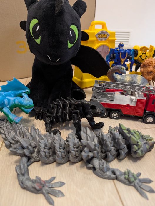 Іграшки на 3D принтері, 3д принтері, трансформери, Беззубик