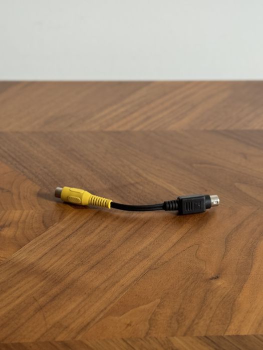 Przejściówka/adapter - RCA na 4-pinowy mini-DIN (S-Video), dł. 14 cm