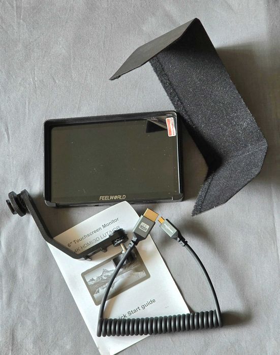 Monitor 6" FeelWorld para  fotografia c/extras
