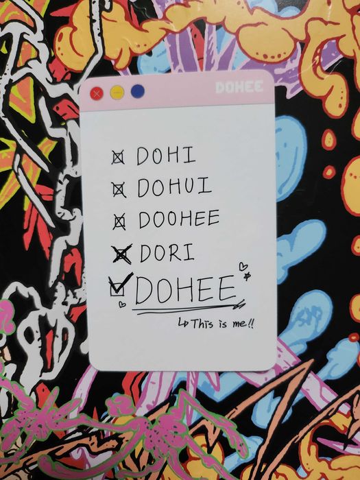 Офіційна картка Dohee Дохі Say My Name з альбому My Name Is... , кпоп kpop