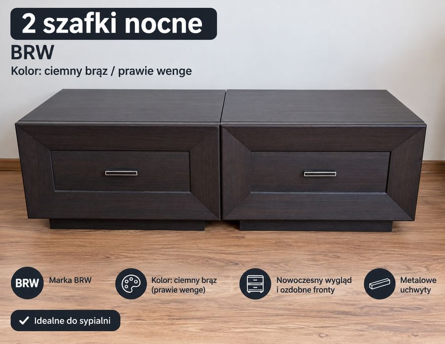 szafki nocne 2 sztuki