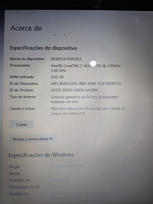 Portátil Toshiba Satellite S50