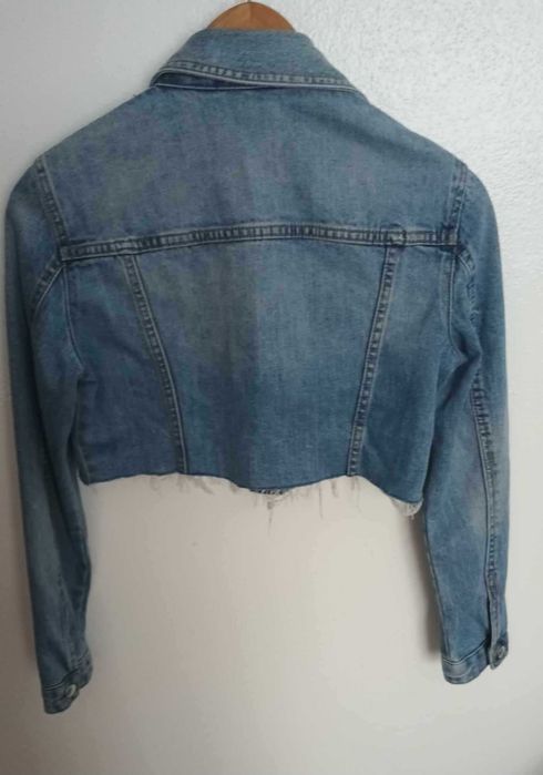 Blusão de ganga azul - Zara