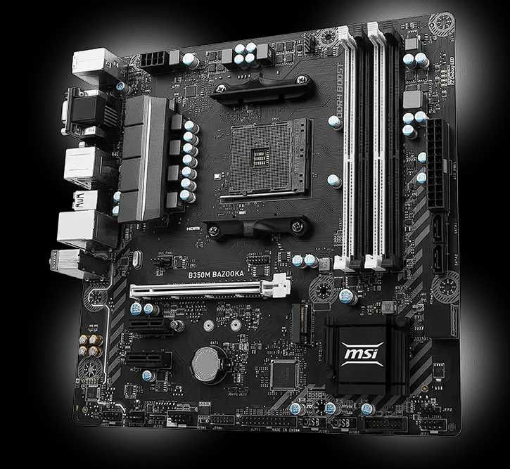 Motherboard MSI GAMING B350M BAZOOKA AM4 AMD Ryzen