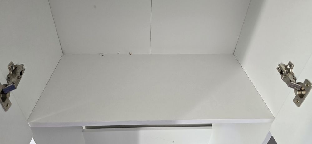 Szafka nad pralkę biała płyta laminowana