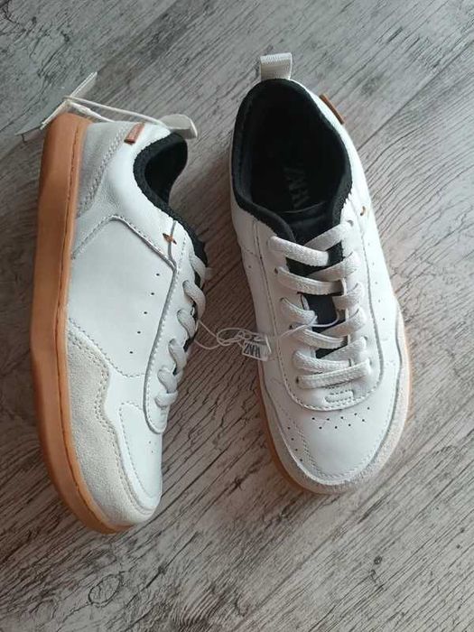 Skórzane półbuty Zara 33