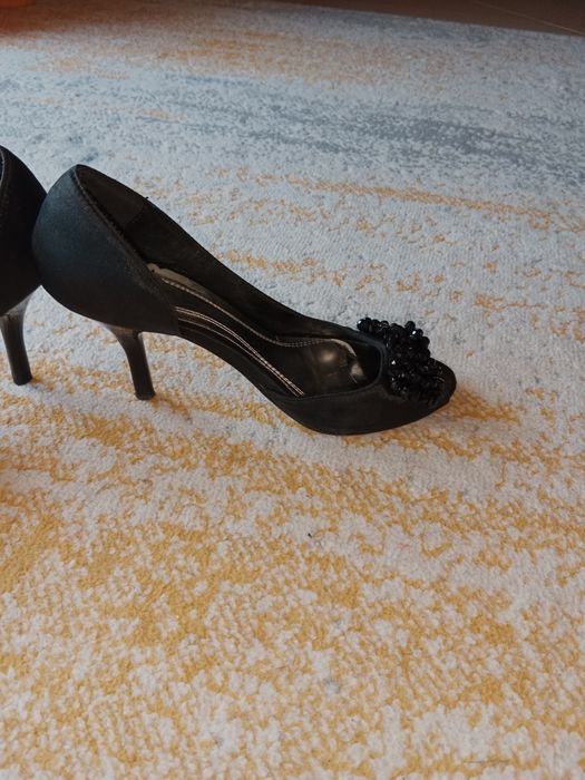 Buty na obcasie 8 cm, rozmiar 37