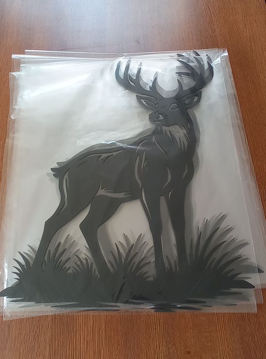 Ozdoba ścienna "Jeleń na Trawie" ( Termin płatnosci 50 dni )