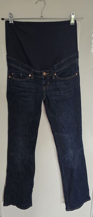 H&M-spodnie ciążowe jeansowe r.38
