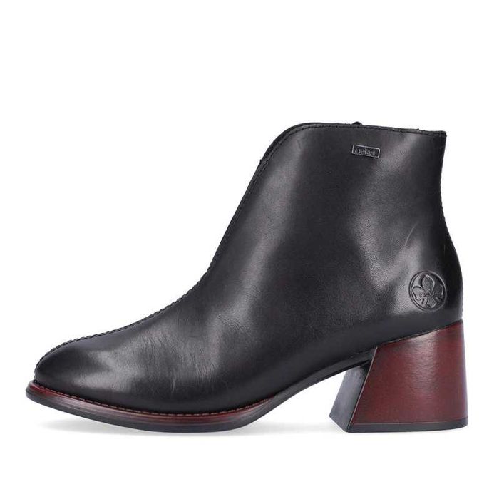 Botki Rieker czarne skórzane trzewiki skóra naturalna roz. 41 nowe