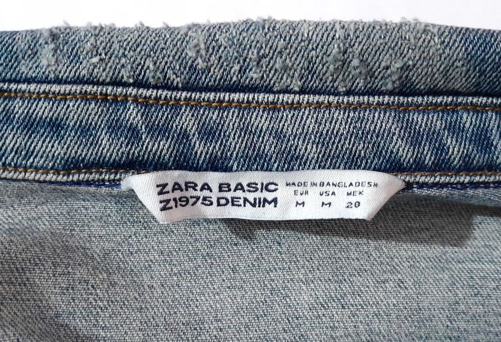 Blusão de ganga para senhora Zara Tam M