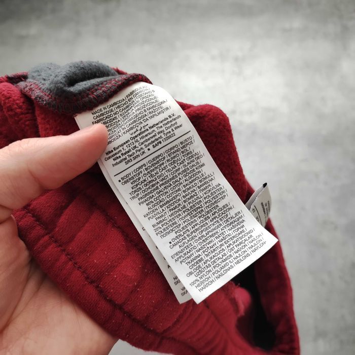 MĘSKIE Dresy Sportowe Bawełna Lampas Logo Suwak Nike Joggery Spodnie