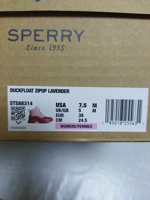 Жіночі ботінки Sperry 38 р