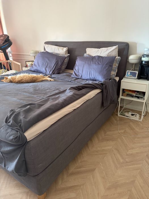 Cama continental Ikea DUNVIK 180x200