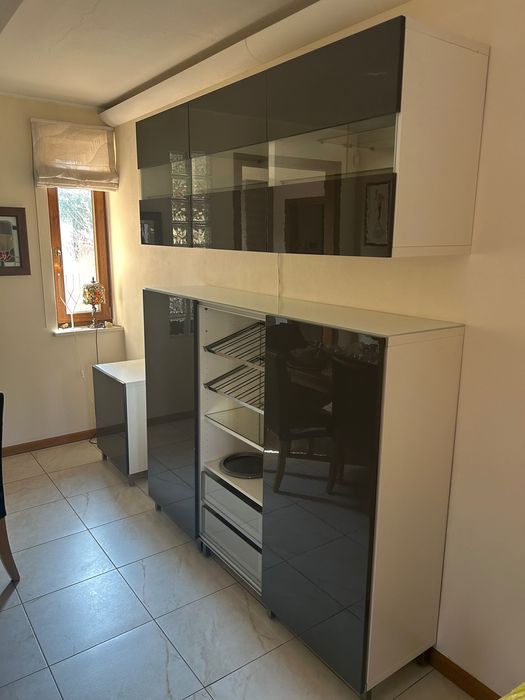 Komoda wraz z Witryną/nadstawką górną  i szafka Ikea-Super Okazja!