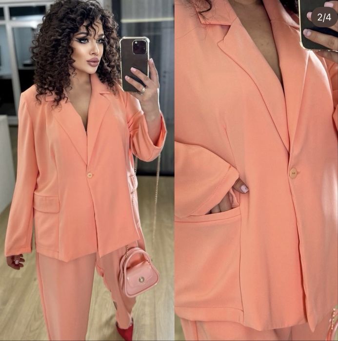 Костюм жіночий хл персик