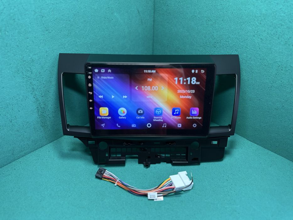 Автомагнитола Mitsubishi Lancer андроид магнитола 9/10 дюймів 4/32, CarPlay Android auto