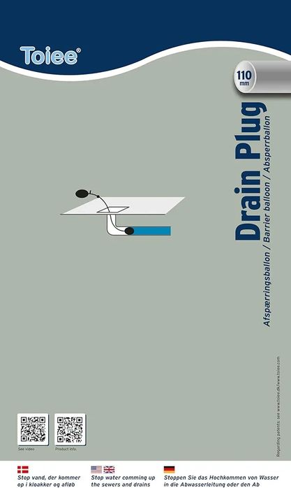 Надувна зливна пробка професійного рівня для перекриття каналізаційних