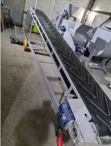 Стрічковий конвейер, з кришками, транспортер, розгрузчик, навантажувач