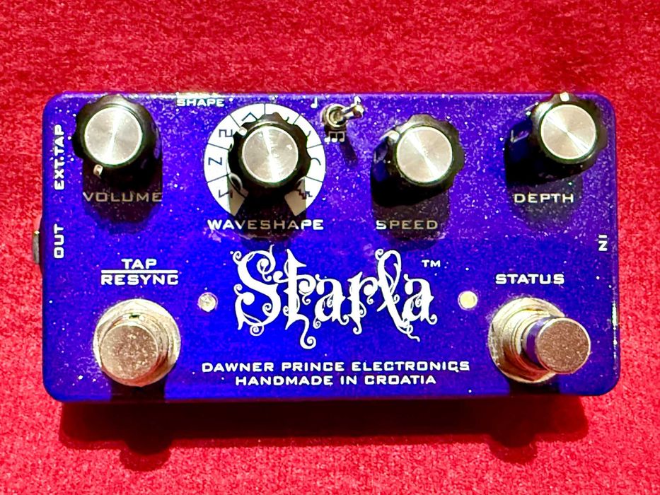 Dawner Prince Starla Tap Tempo Tremolo Pedal Guitarra