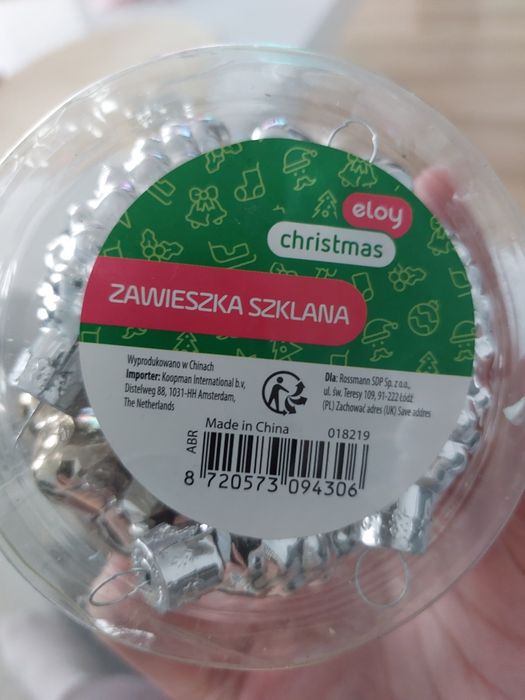 Bombki szklane zawieszki