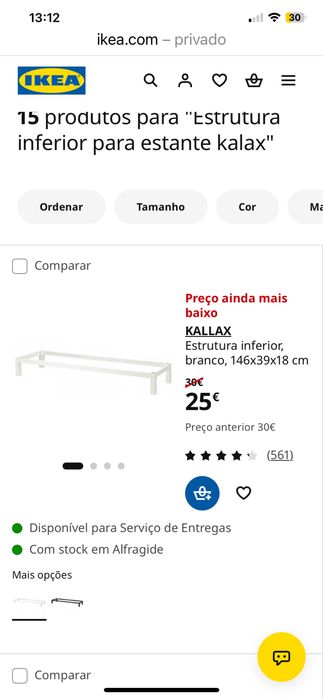 Móvel estante Branco  como novo