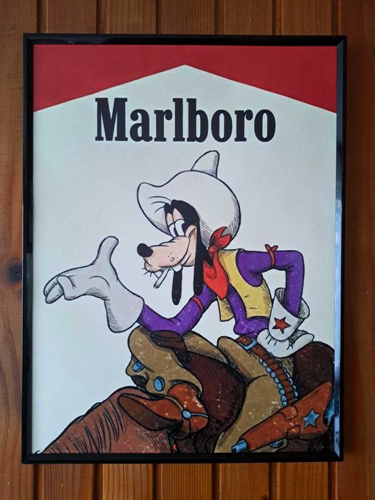 Marlboro Goofy plakat w ramce