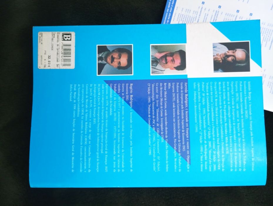 "Elementos de Contabilidade Geral" 	António Borges, Azevedo Rodrigues*