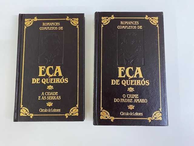 Livros Eça de Queirós - A Cidade e as Serras / Crime do Padre Amaro