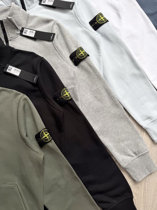 Зіпка Stone Island (світшот на блискавці)