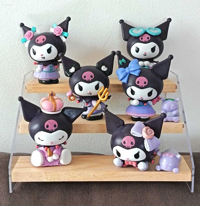 Festa da Kuromi com figuras do Baku (6 peças)